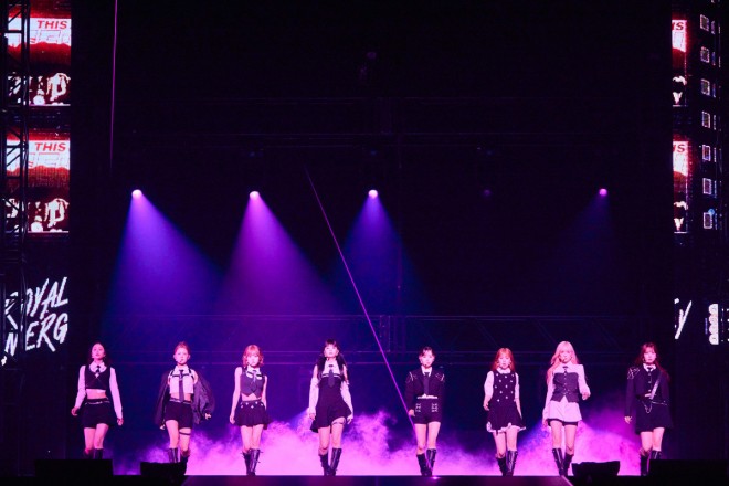 ME:I performing at the Kanagawa